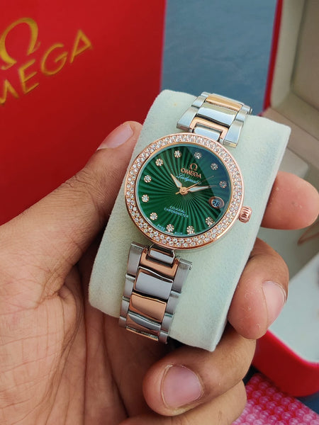 Ome.ga ladymatic quartz machinery