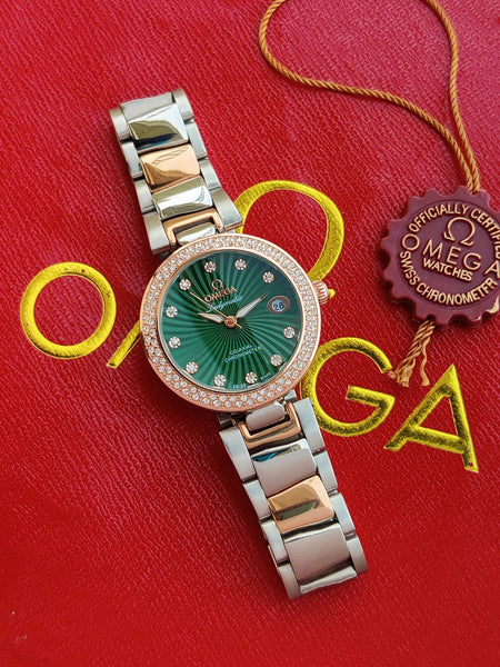 Ome.ga ladymatic quartz machinery