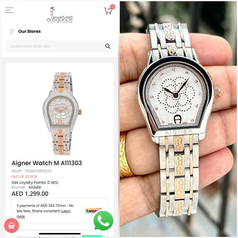 Aigner Varese Ladies Watch quartz machinery