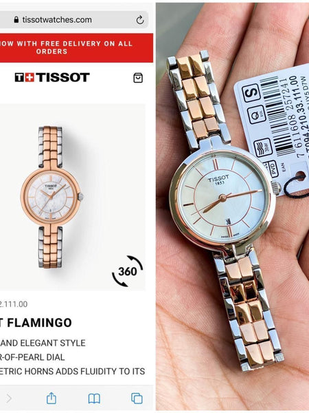 Tis.sot flamingo quartz movement