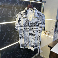 Christ.ian di.or cubam collar shirt