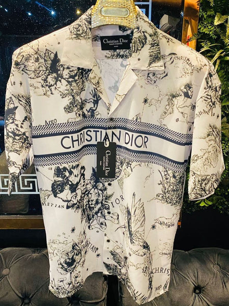 Christ.ian di.or cubam collar shirt