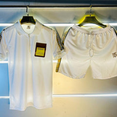 Bur.berry cord set tshirt and shorts