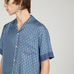 GUC.CI  Drop Shoulder Shirt 
 Sleeves Hawaii
