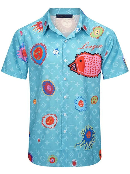 LO.UIS VUITT.ON  Drop Shoulder Shirt