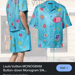 LO.UIS VUITT.ON  Drop Shoulder Shirt