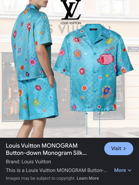 LO.UIS VUITT.ON  Drop Shoulder Shirt
