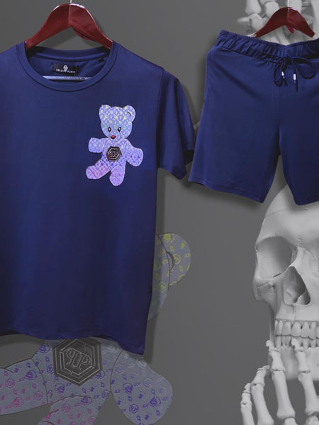 PHI.LIPP PLEIN  T-SHIRT+ SHORTS COMBO