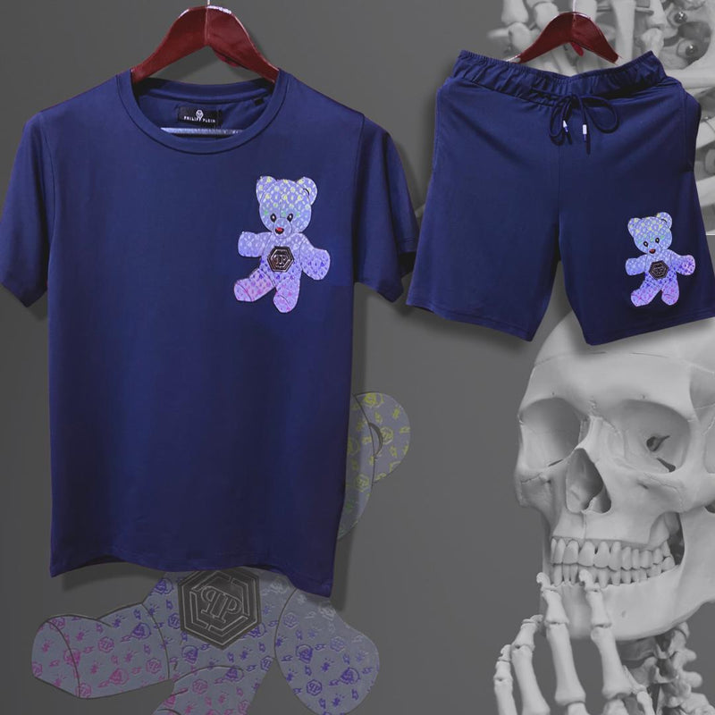 PHI.LIPP PLEIN  T-SHIRT+ SHORTS COMBO