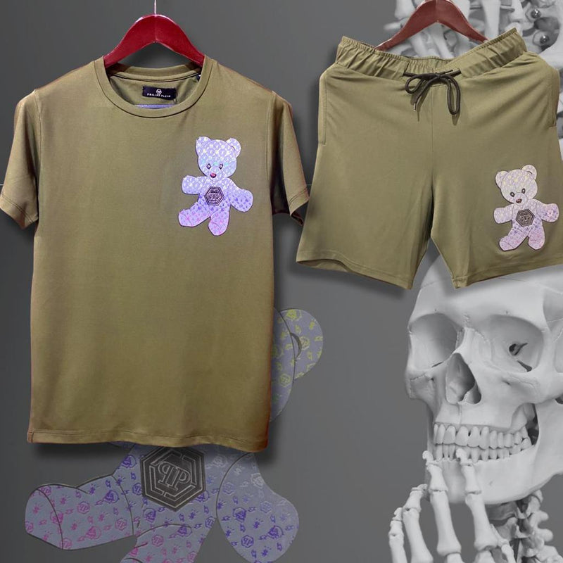 PHI.LIPP PLEIN  T-SHIRT+ SHORTS COMBO