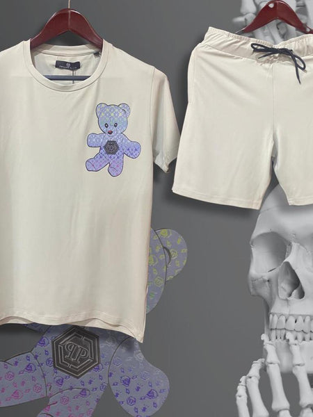 PHI.LIPP PLEIN  T-SHIRT+ SHORTS COMBO