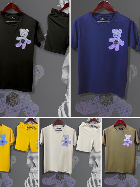 PHI.LIPP PLEIN  T-SHIRT+ SHORTS COMBO