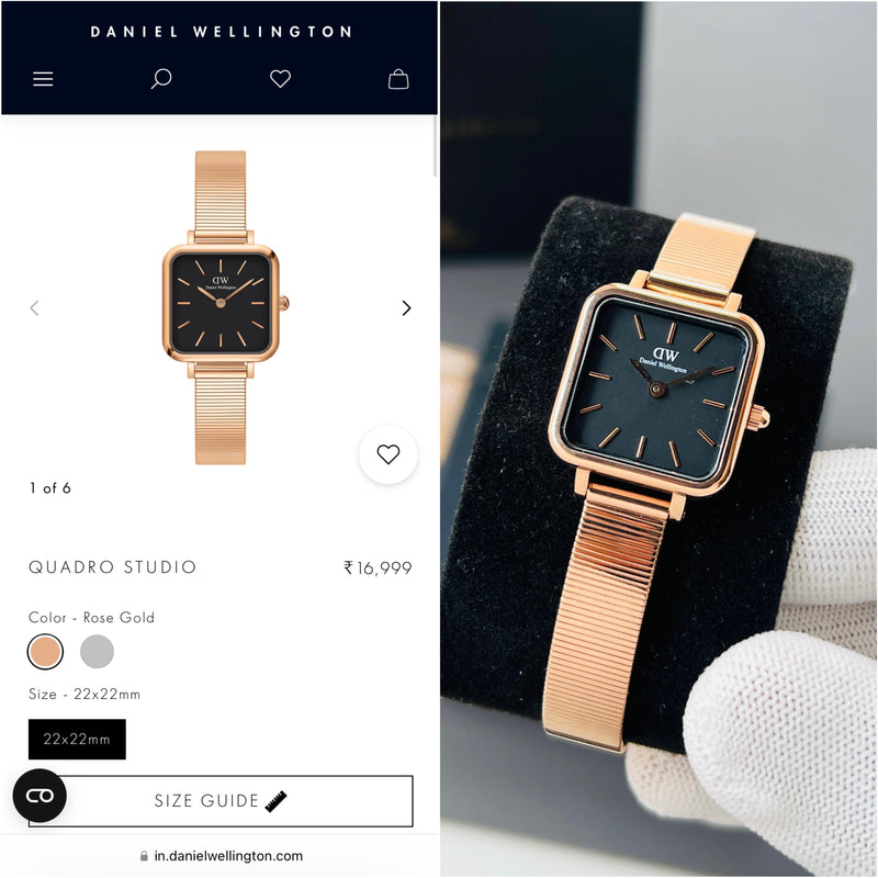 Dani.el Wellin.gton quadro quartz machinery