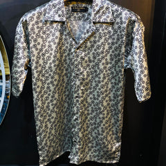 CHA.NEL DROP SHOULDER CUBAN COLLAR shirt