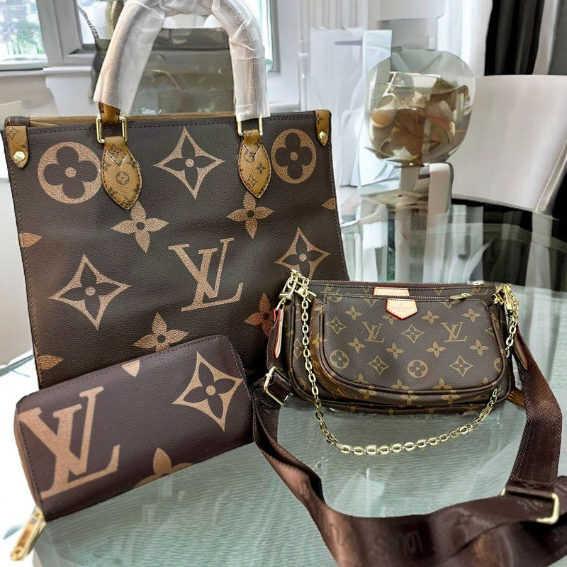 LO.UIS VUIT.TON 3 IN 1 COMBO
LV HANDBAG , SLING AND WALLET