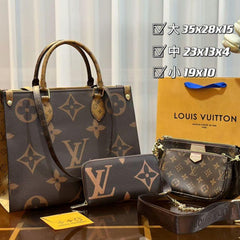LO.UIS VUIT.TON 3 IN 1 COMBO
LV HANDBAG , SLING AND WALLET