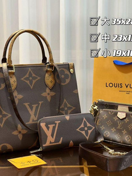LO.UIS VUIT.TON 3 IN 1 COMBO
LV HANDBAG , SLING AND WALLET