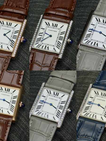 Cart.ier Tank SOLO LIGHT OPALINE DIAL quartz