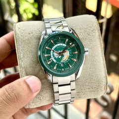 OMEG.A Aqua Terra 150M Co-Axial Master Chronometer GMT Worldtimer 43mm