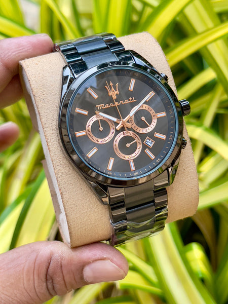 Mase.rati Metal Classic quartz movement