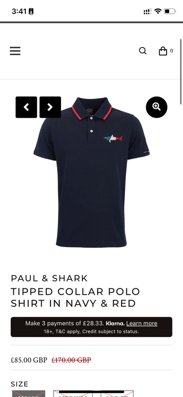 Pa.ul & sh.ark polo tees
