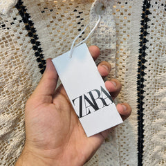 ZAR.A HALF SLEEVE CROSIA SHIRT