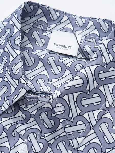 Bur.berry drop shoulder shirt