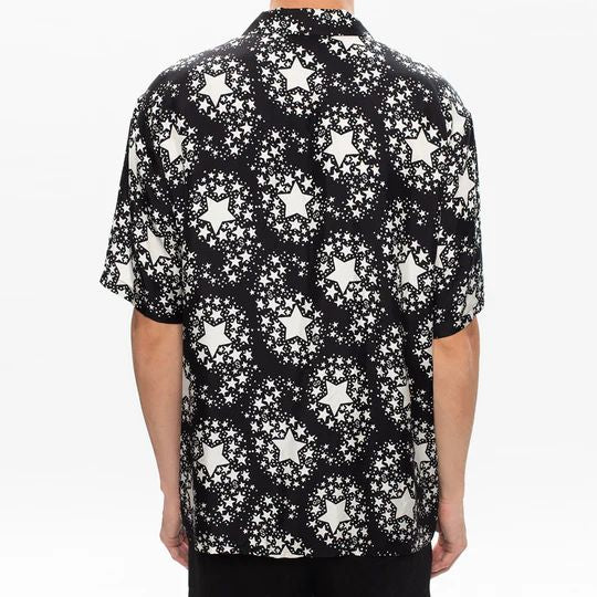 Guc.ci drop shoulder half sleeve shirt