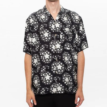 Guc.ci drop shoulder half sleeve shirt