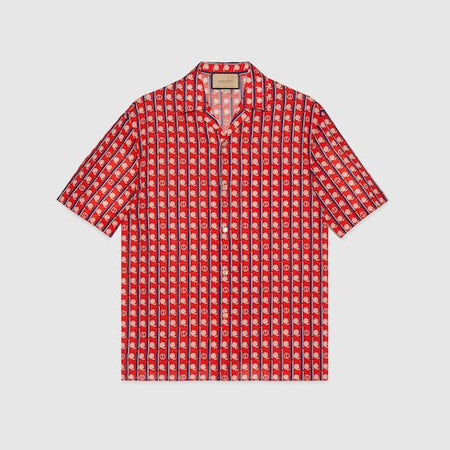 GUC.CI INTERLOCKING G PRINT CLOTH shirt