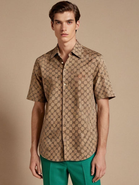 Guc.ci half sleeve shirt
