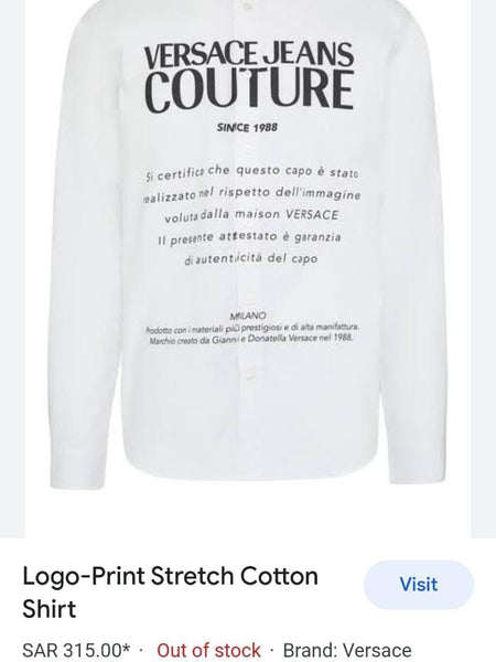 Vers.ace jeans culture shirt