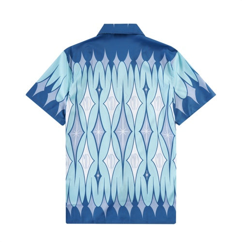 AMI.RI Arygle Printed Short Sleeve Shirt