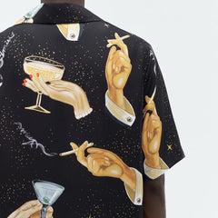 Ami.ri Champagne Bowling Black Shirt