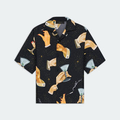 Ami.ri Champagne Bowling Black Shirt