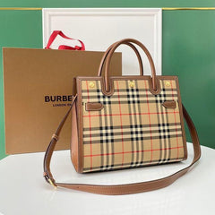 BUR.BERRY VINTAGE CHECK HANDBAGS CUM SLING