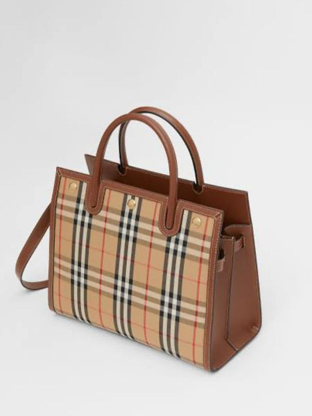 BUR.BERRY VINTAGE CHECK HANDBAGS CUM SLING