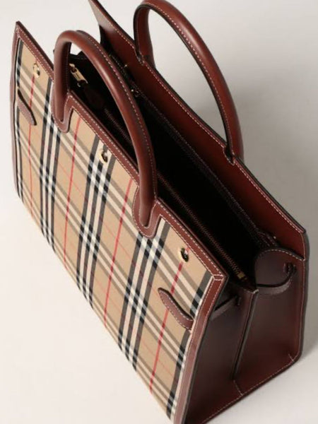 BUR.BERRY VINTAGE CHECK HANDBAGS CUM SLING