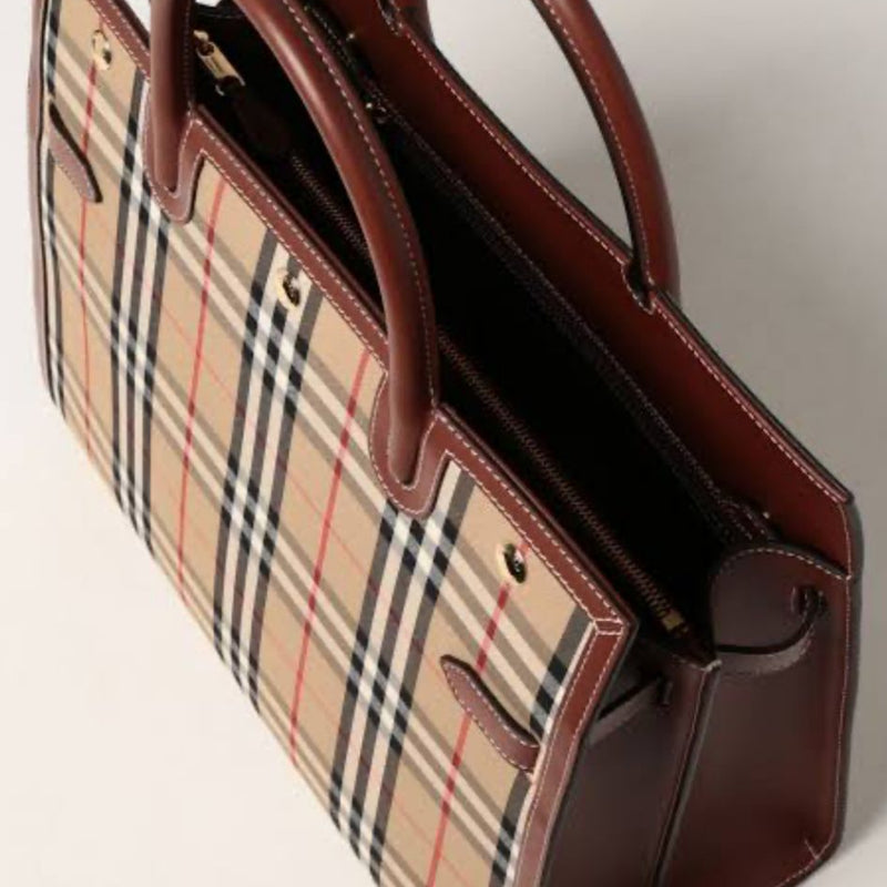 BUR.BERRY VINTAGE CHECK HANDBAGS CUM SLING