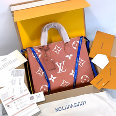 LO.UIS VUITT.ON ON THE GO HANDBAGS