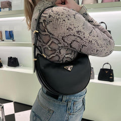 Pra.da half moon bag
