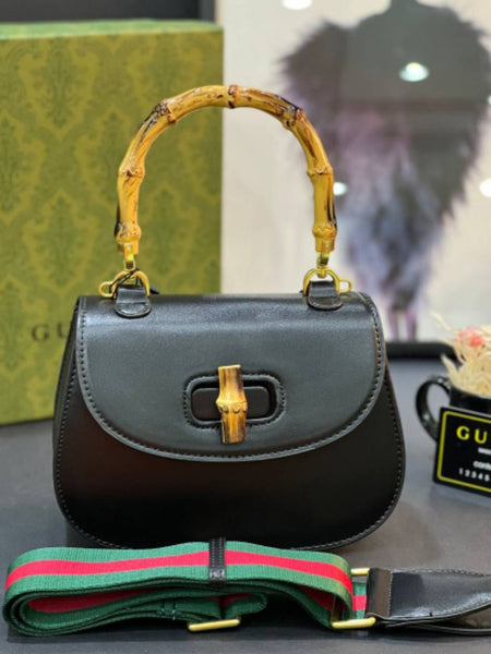 GU.CCI BAMBOO 1947 HANDBAG