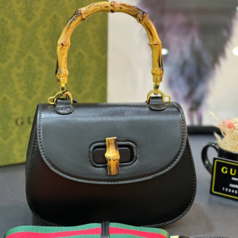 GU.CCI BAMBOO 1947 HANDBAG