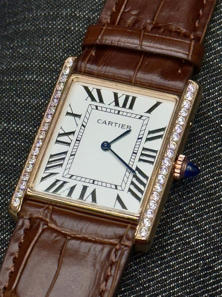 Carti.er Watches - Tank SOLO LIGHT OPALINE DIAL