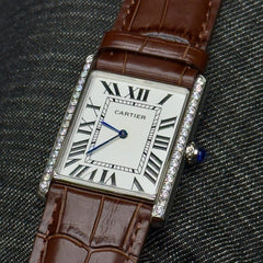 Carti.er Watches - Tank SOLO LIGHT OPALINE DIAL