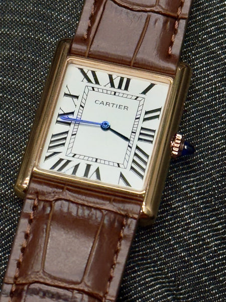 Carti.er Watches - Tank SOLO LIGHT OPALINE DIAL
