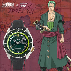 Sei.ko 5 Sports x ONE PIECE X Roronoa Zoro SRPF57K1 automatic