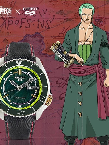 Sei.ko 5 Sports x ONE PIECE X Roronoa Zoro SRPF57K1 automatic