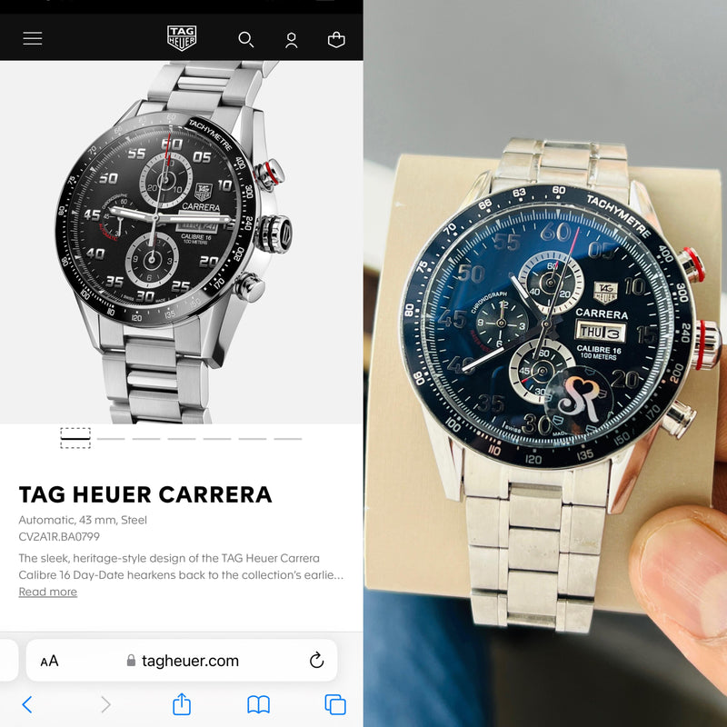 T.ag he.uer Car.rera Calibre 16 quartz