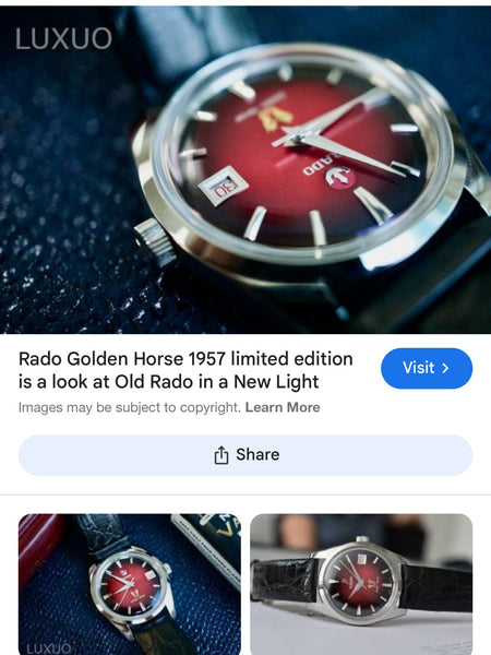 Ra.do captain cook 1960s quartz